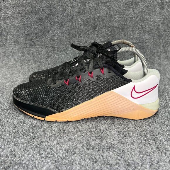 Nike Metcon 5 Shoes Women's 8 Noble Red Athletic Running Cross Training Sneakers - Picture 4 of 14